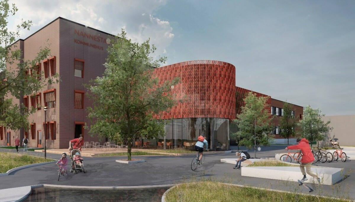Ruta bygger om Nannestad kommunehus