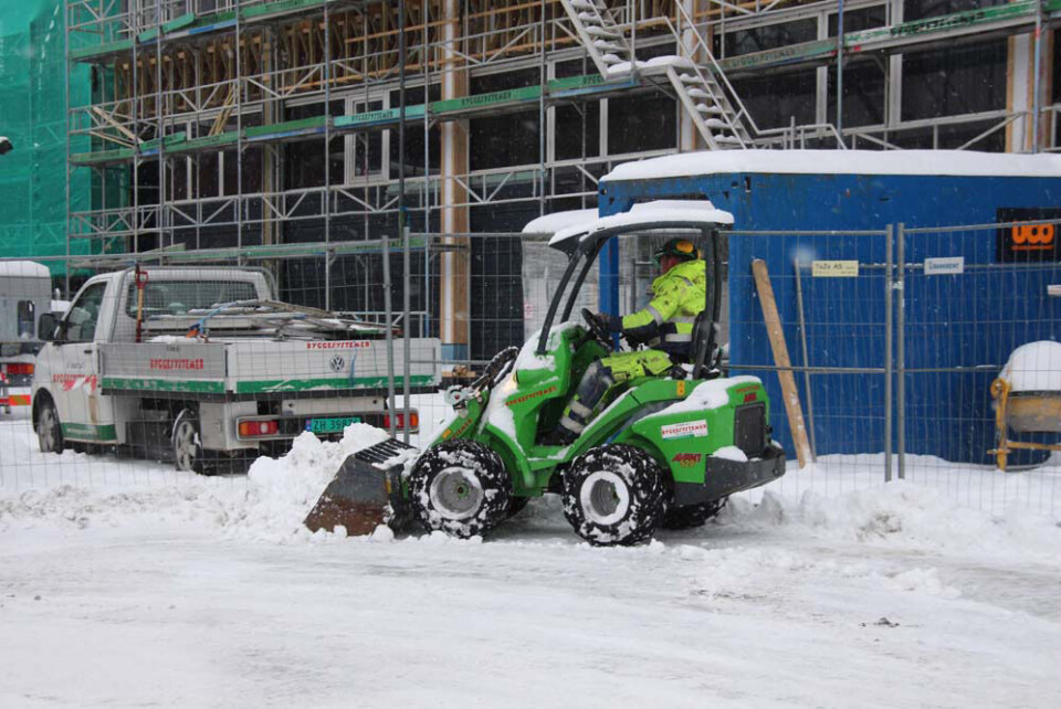 Fortsatt vinter i nord