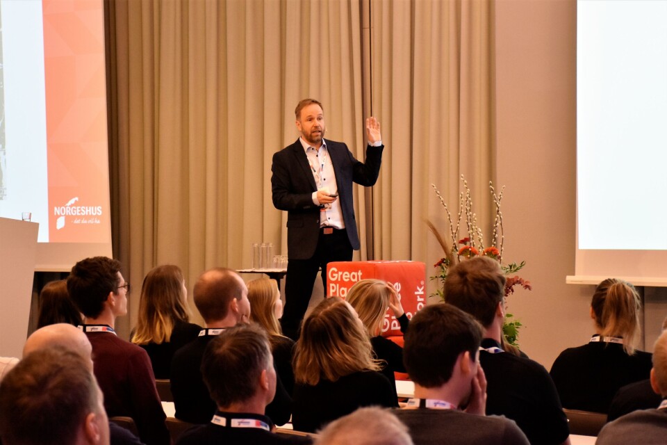 Administrerende direktør Dag Runar Båtvik er godt fornøyd med å omsider kunne arrangere Norgeshus-kongressen igjen.