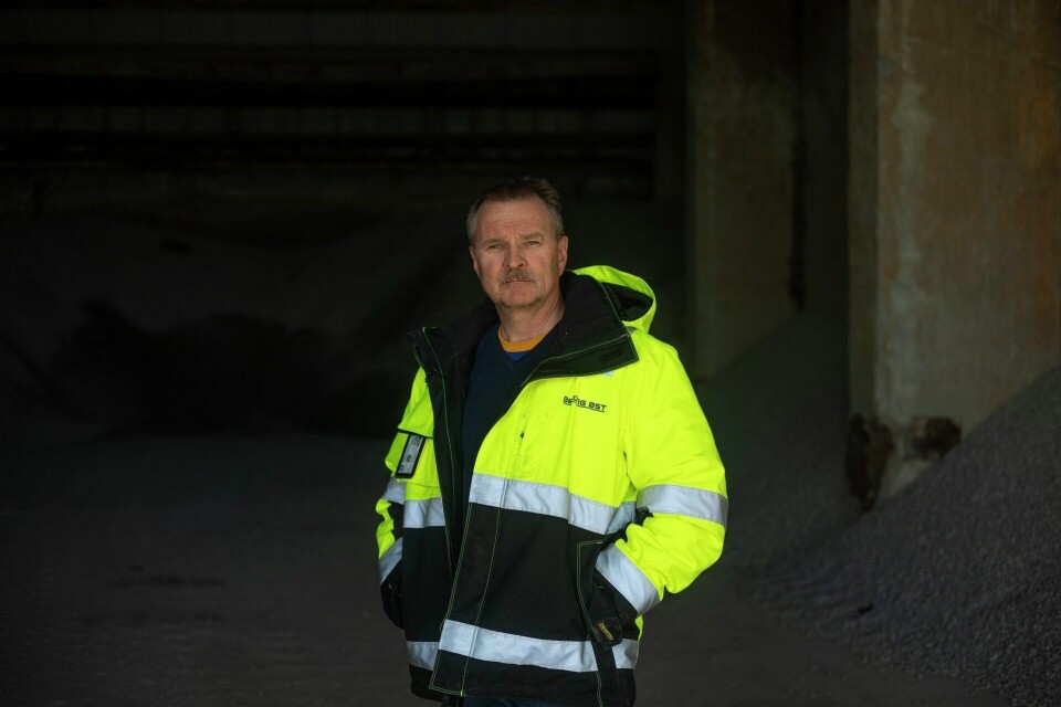 Betongteknolog Svein Erling Nisja i Betong Øst. Klikk for større versjon Betongteknolog Svein Erling Nisja i Betong Øst.