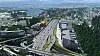 Bygging av nytt Fornebukryss (nærmest) og Stabekklokket (ca midt i bildet) inngår i entreprise E102 Fornebukrysset-Strand. Ill. ViaNova