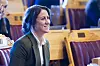 Kunnskapsminister Tonje Brenna under trontaledebatten på Stortinget onsdag. Foto: Terje Pedersen / NTB