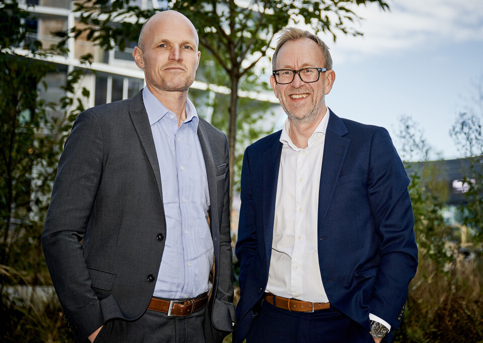 Rune Hardersen, tidligere administrerende direktør i GK Norge, sammen med Kim Robert Lisø, konsernsjef i GK og fungerende administrerende direktør i GK Norge. Arkivfoto.Lindskov Rune Hardersen, tidligere administrerende direktør i GK Norge, sammen med Kim Robert Lisø, konsernsjef i GK og fungerende administrerende direktør i GK Norge. Arkivfoto.