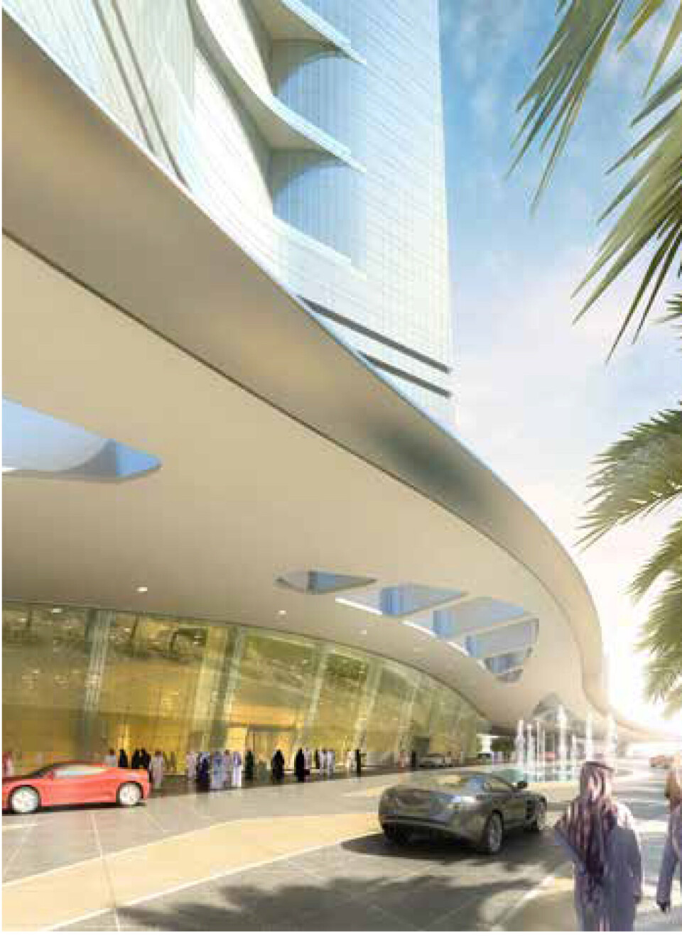 Rekordprosjektet Jeddah Tower starter opp igjen. Prosjektet har tidligere gått under navnet Kingdom Tower. Illustrasjon: Adrian Smith + Gordon Gill Architecture