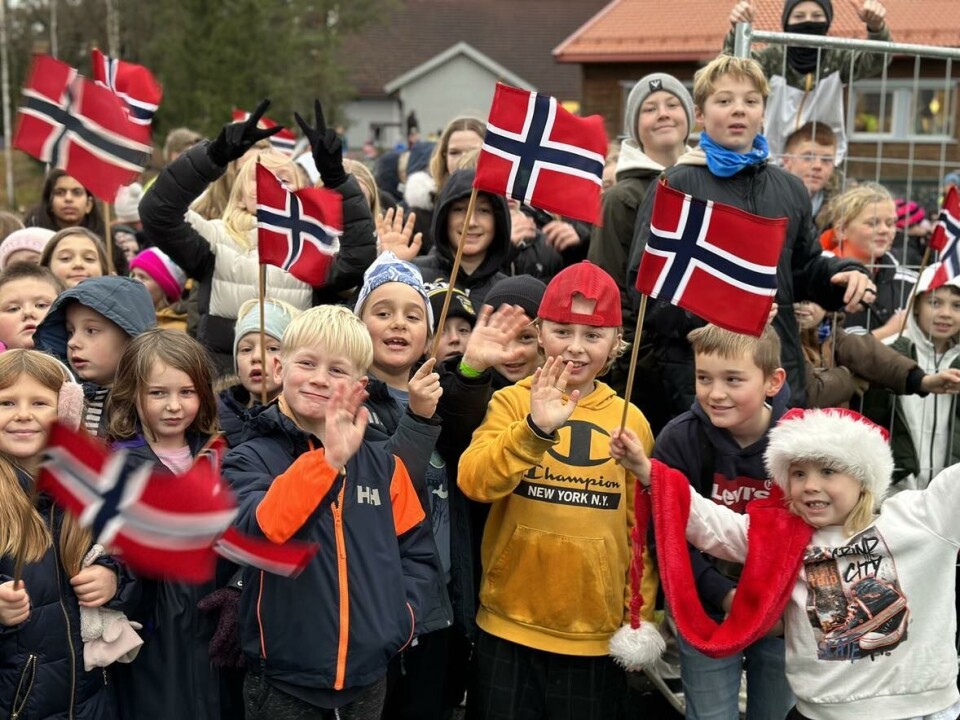 Det var festdag i Våler da gravestart ble markert. Foto: EUn