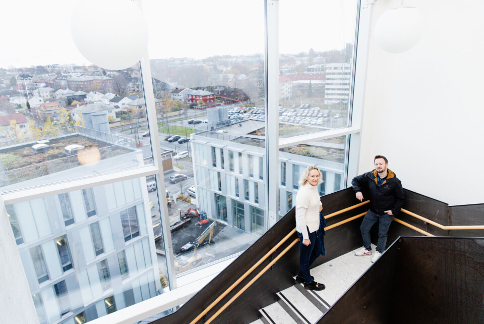 Vakker utsikt over Trondheim bidrar til at pasienter på smitteisolat etter forholdene har det godt. Klikk for større versjon Vakker utsikt over Trondheim bidrar til at pasienter på smitteisolat etter forholdene har det godt.