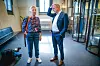 LO-leder Peggy Hessen Følsvik fryser samarbeidet med NHO-direktør Ole Erik Almlid. Foto: Stian Lysberg Solum / NTB