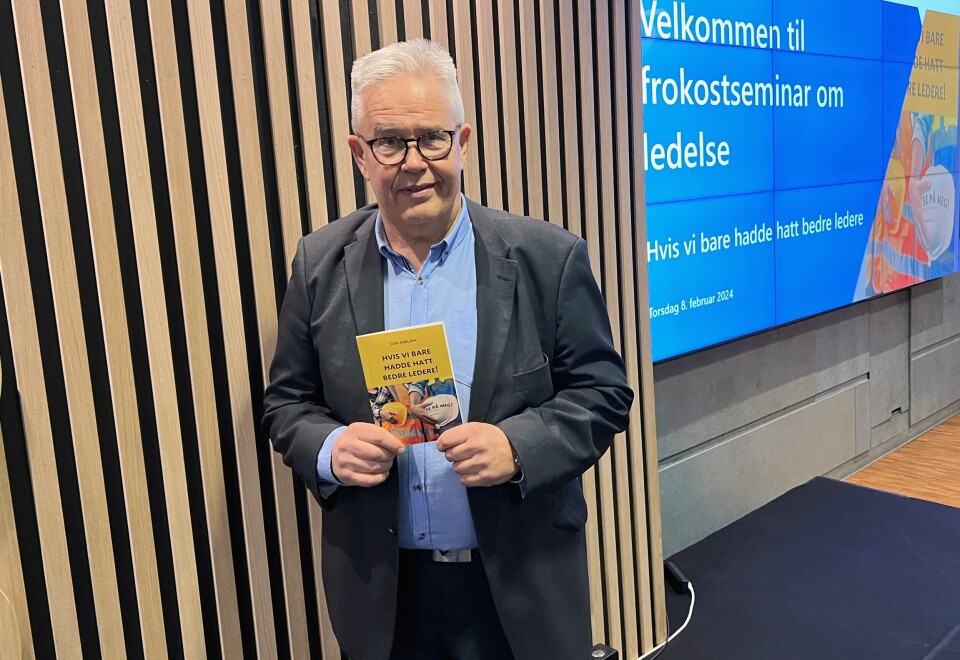 Jon Karlsen har nå gitt ut en bok om ledelse.