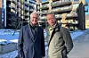 Morten Gregertsen (t.v) og Trond Åsheim. Foto: Union Eiendomsutvikling
