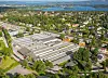 Her ved E18-utbyggingen på Høvik i Bærum har byggevareselskapet Thaugland sikret seg en 18 mål stor tomt. Foto: Daimy/Oro Eiendom.