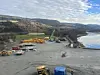 Megakrana blir montert Foto: Steinar Slåtto, Øst-Riv AS