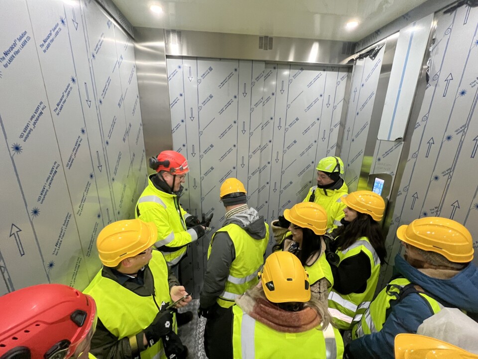 I bygget er det etablert store heiser som er dimensjonert for å frakte tungt teknisk utstyr som TikTok skal inn med.