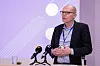 Konsernsjef Gorm Frimannslund i Bane Nor orienterte mandag pressen om status for arbeidet med Follobanen. Foto: Javad Parsa / NTB