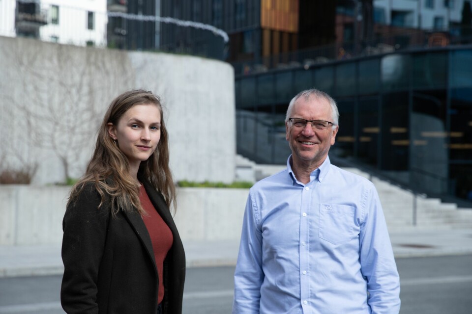 Ida og Svein Ole er blant ingeniørene som ser helhetlig på hvordan byene våre rustes for fremtidens vær. Klikk for større versjon Ida og Svein Ole er blant ingeniørene som ser helhetlig på hvordan byene våre rustes for fremtidens vær.