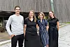Fra venstre: Gregor Turnsek, JKMM Architects, Malin Blomqvist, MASUI planning, Minna Riska, MDH Arkitekter og Mari Nysveen Hellum, MDH Arkitekter. Foto: Tone Iren Eggen Tømte / Stiftelsen Lillehammer museum