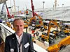 Administrerende direktør Håkan Nyhaugen i Liebherr Norge, synes det er stort å være en del av Liebherrs gigantstand under Bauma.