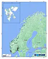 Jordskjelvsoneringskartet er en oppdatert database for seismiske data for Norge, inkludert Svalbard. Illustrasjon: NORSAR