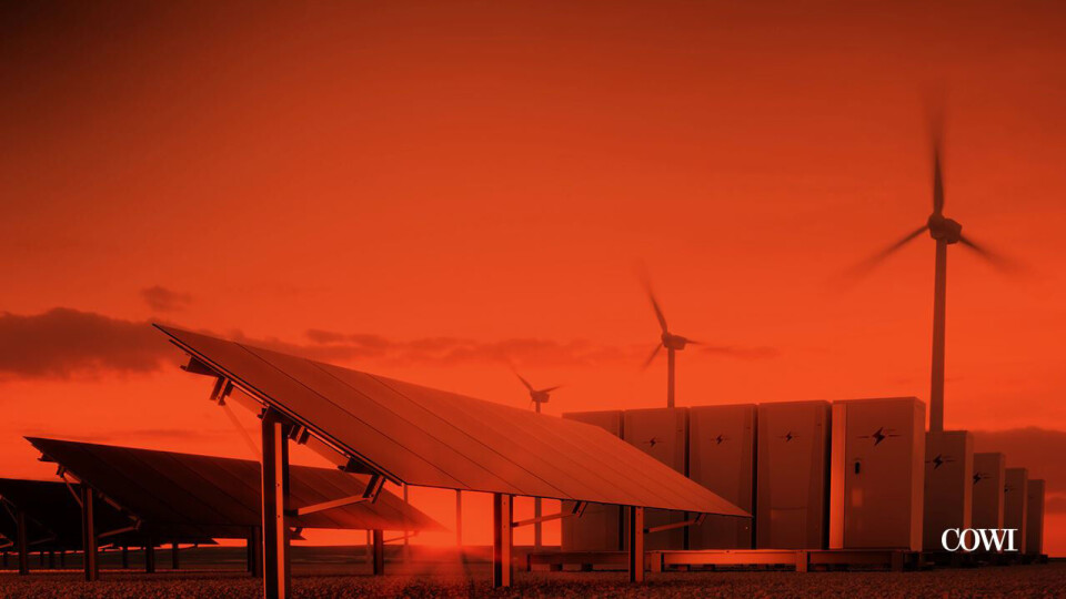 Elektrifisering og fornybar energi har vært blant COWIs vesentlige satsningsområder det siste året. Blant prosjektene finner man smart grid-prosjekter, datasenter og karbonfangst. Klikk for større versjon
