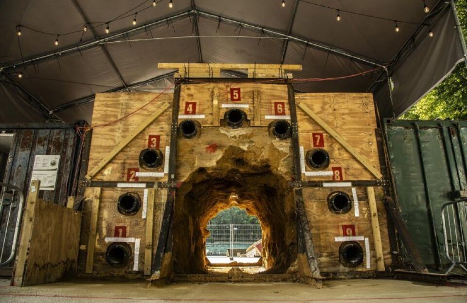 DRIVER MED DROIDER. Britiske har drevet demonstrasjonstunnelen Peak XV utelukkende ved hjelp av roboter. DRIVER MED DROIDER. Britiske HyperTunnel har drevet demonstrasjonstunnelen Peak XV utelukkende ved hjelp av roboter. Foto: HyperTunnel