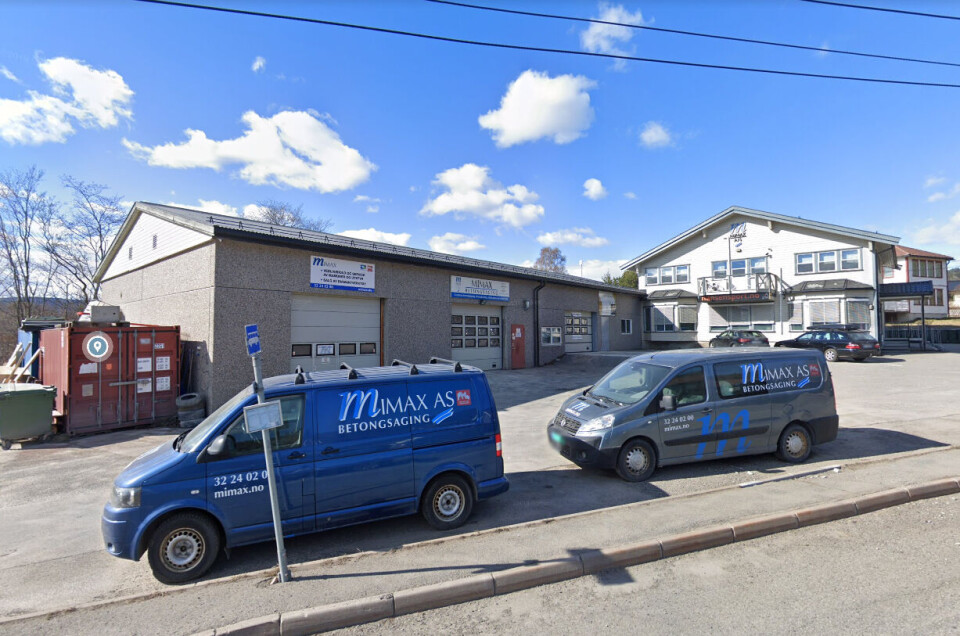 Mimax Asfalt & Betong, som holdt til i Lier, ble begjært konkurs i mars. BMO Entreprenør tar over 15 ansatte og deler av konkursboet.Skjermdump: Google Street view Mimax Asfalt & Betong, som holdt til i Lier, ble begjært konkurs i mars. BMO Entreprenør tar over 15 ansatte og deler av konkursboet.