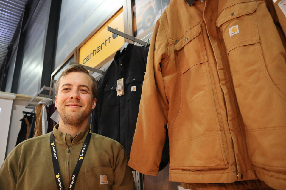 - Håndvkerere er jålete og vil skille seg ut i klesveien, sier salgssjef Eirik Werge i Carhartt. Foto: Svanhild Blakstad