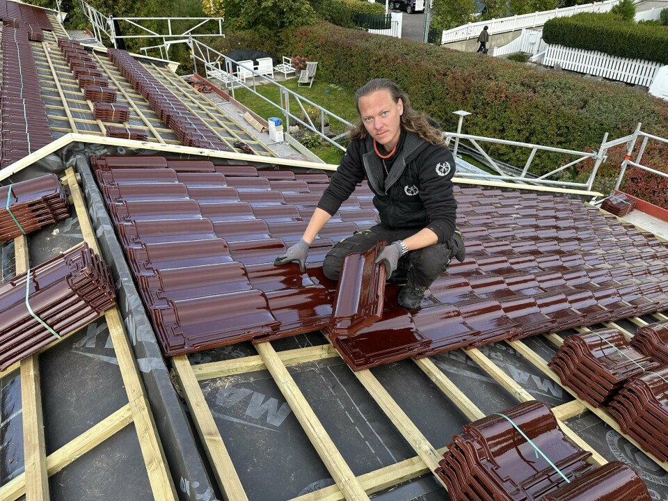 Blikkenslager Herman Joelson opplyser at det er vanskelig å finne blikkenslagere som søker etter jobb. Blikkenslager Herman Joelson opplyser at det er vanskelig å finne blikkenslagere som søker etter jobb. Foto: Privat