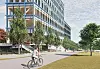 På Gløshaugen starter byggingen av Materialteknologi, som vil bli en portal inn mot Gløshaugen fra sør. Ill. Rambøll/Henning Larsen Architects/C.F. Møller Architects/Rolvung og Brøndsted Arkitekter/Fabel Arkitekter/Oslo Works/mtre/Aas-Jakobsen