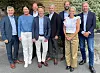 Styret i Byggevareindustrien. F.v. Trygve Martinsen, Kathrine Lyngstad, Stig Morten Engen, Jøns Sjøgren (adm. dir. i Byggevareindustrien), Erik Øyno, Andreas Fritzsønn, Hanne Sønsteby og Arne Lange Jebsen. Foto: Byggevareindustrien