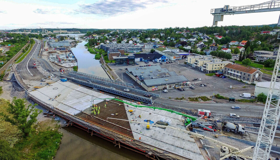 Park & Anlegg og Statens vegvesen var uenige om sluttoppgjøret etter arbeidet på Riksvei 110 Ørebekk-Simo.