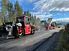 Illustrasjonsbilde. Asfaltering av E14 i Trøndelag. Uttesting av biogent bindemiddel høsten 2021.