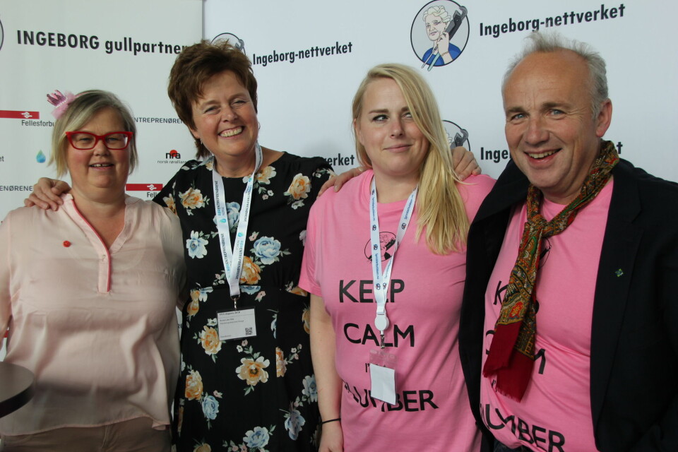 Ingeborg nettverket på VVS-dagene 2018. Foto: Svanhild Blakstad