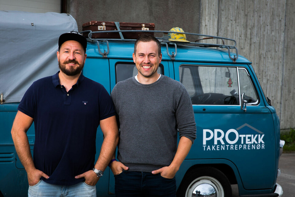 Daniel Aune (t.v.) og Anders Larsen.