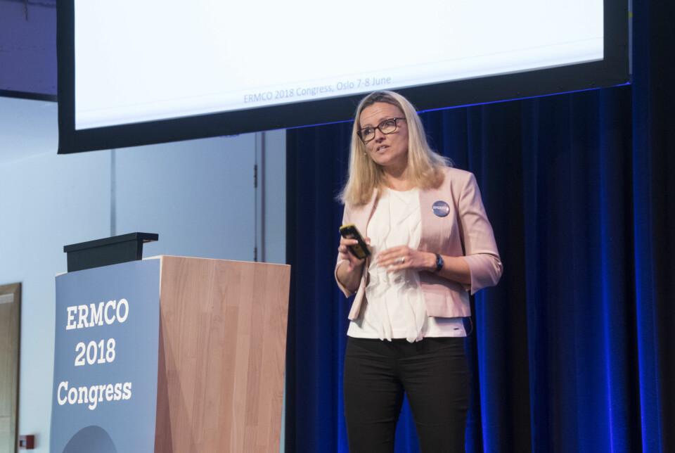 Kjersti KvalheimDunham, prosjektleder for Ferjefri E39. Foto: Tuva Skare