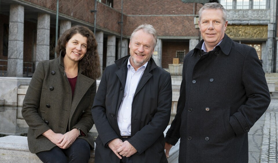 Katharina Bramslev, Raymond Johansen og Asle Randen. Katharina Bramslev, Raymond Johansen og Asle Randen.