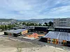På Fjell skole i Drammen lagres solenergien under bakken. Foto: Drammen kommune