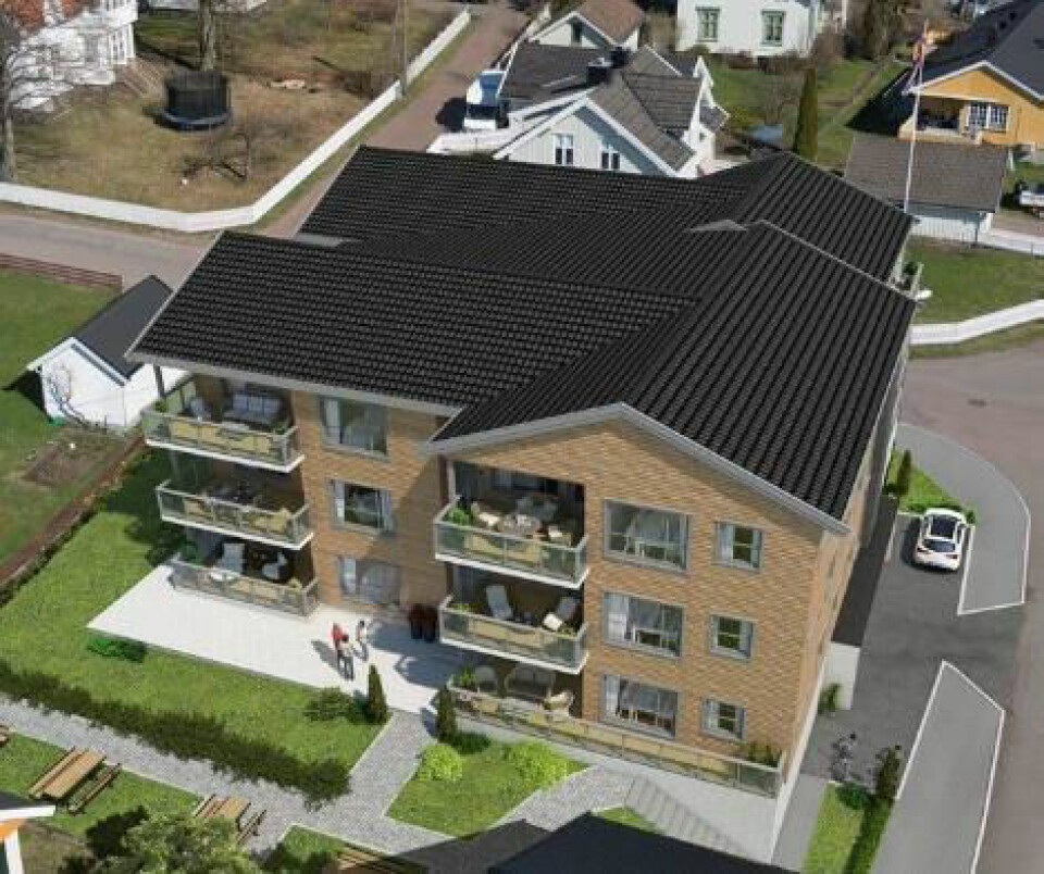 Strøm Gundersen Vestfold AS skal bygge 12 leiligheter i Stokke.