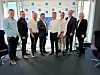 Fra mandagens signering: Lloyd Hellem, servicesjef Intec Pumper (f.v.), Morten Østebø, markedssjef VA – Ahlsell, Aleksander Stein, CMO Intec Pumper, Lars Erik Finne, direktør M&A – Ahlsell, Ole Hellem, CEO Intec Pumper, Jon Gunnar Støten, CTO Intec Pumper, Mikael Falk oppkjøpsansvarlig konsern – Ahlsell og Therese Bjelde, divisjonsdirektør – Ahlsell. Foto: Ahlsell