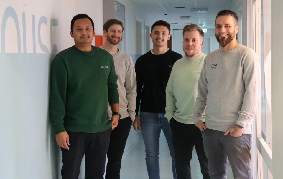 C3 BIM f.v: Krissana Chuenchom, Magnus Evensen, Joakim Cabaluna Eie, Kenneth Krogseth og Yassir Fayyaz. C3 BIM f.v: Krissana Chuenchom, Magnus Evensen, Joakim Cabaluna Eie, Kenneth Krogseth og Yassir Fayyaz.