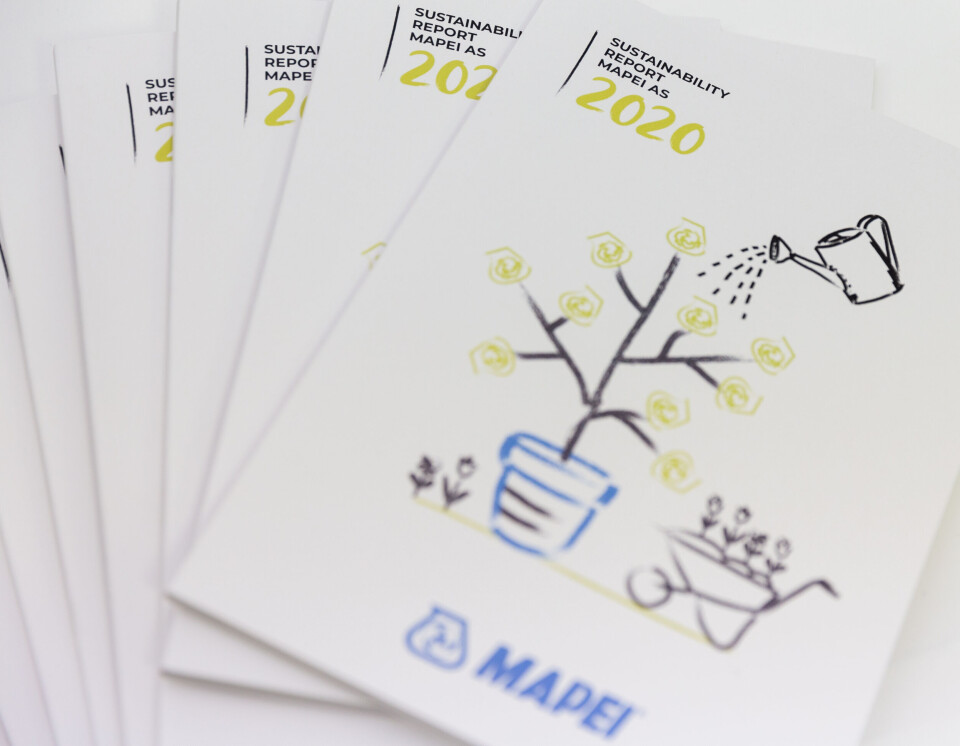 Mapei lanserer bærekraftrapport for den norske virksomheten