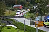 Raset som fredag kveld traff et hus i Valsøyfjorden i Heim kommune i Trøndelag gikk over E39 ved Hennset. Foto: Kåre Hendset / NTB