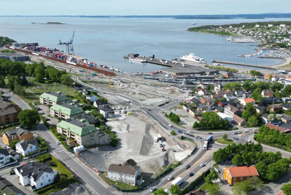 Jernbaneprosjektet i Moss har hatt store utfordringer. Jernbaneprosjektet i Moss har hatt store utfordringer. Foto: Øystein Stavdal Paulsen, Bane Nor