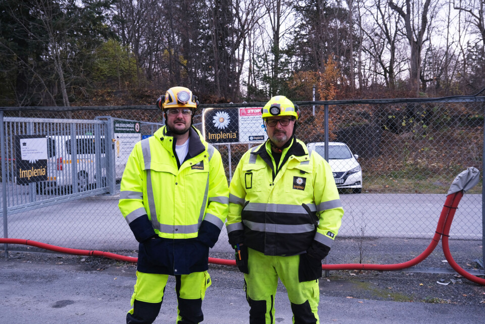 Fra venstre: Stavros Adamou og Øystein Opseth. Klikk for større versjon Fra venstre: Stavros Adamou og Øystein Opseth.