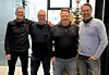 F.v. Stefan Lind (VD Teqt Group), Runar Almestrand (Profil Montering), Ørjan Berg (Profil Montering), Torstein Svennevig (Country Manager Teqt Norge). Foto: Teqt Norge