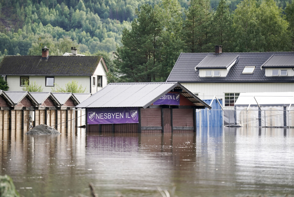 Nesbyen i Hallingdal ble hardt rammet av flom tidligere i år. Nesbyen i Hallingdal ble hardt rammet av flom tidligere i år. Foto: Stian Lysberg Solum / NTB