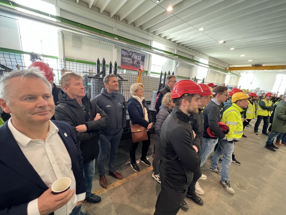 Det var invitert en rekke gjester til åpningen.