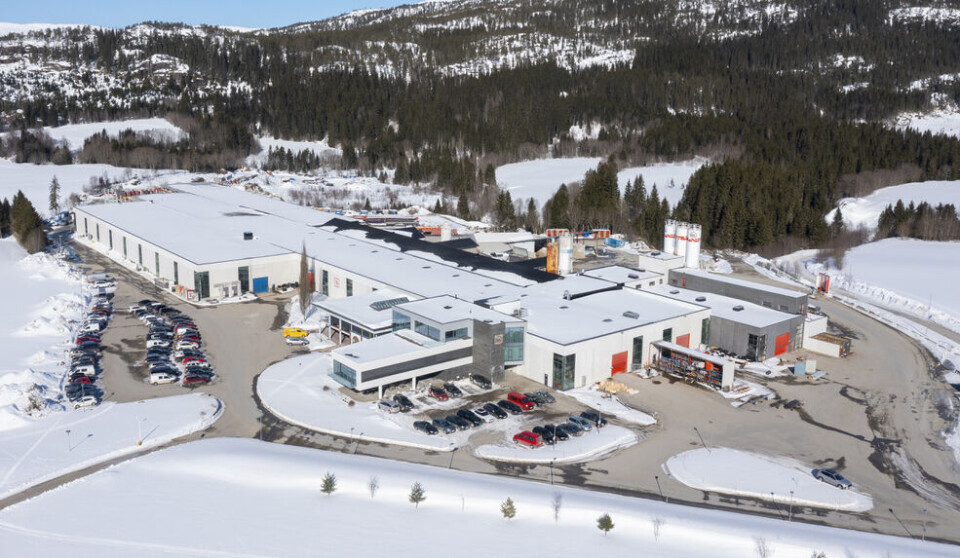 Fabrikkanlegget er nå på rundt 17.000 kvadratmeter. Foto: Overhalla Betongbygg