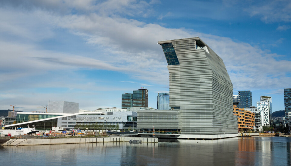 Munch-museet i Oslo håper å doble publikumskapasiteten ved hjelp av en ny løsning for å regulere temperaturen i bygget med sjøvann. Illustrasjonsfoto: Trond Joelson