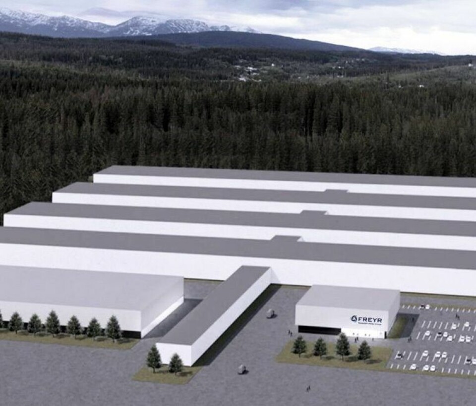 Freyr bygger battericellefabrikk til syv milliarder i Mo i Rana
