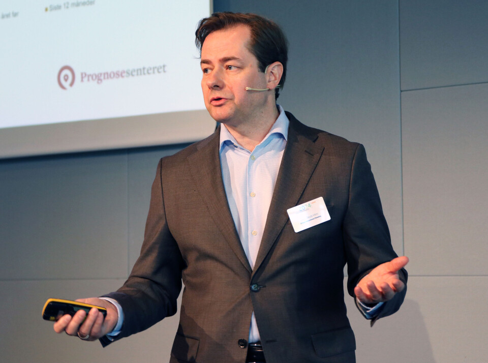 Det positive i april er at vi ser en økning i salget av nye boliger, sier administrerende direktør Lars Jacob Hiim i Boligprodusentene Det positive i april er at vi ser en økning i salget av nye boliger, sier administrerende direktør Lars Jacob Hiim i Boligprodusentene