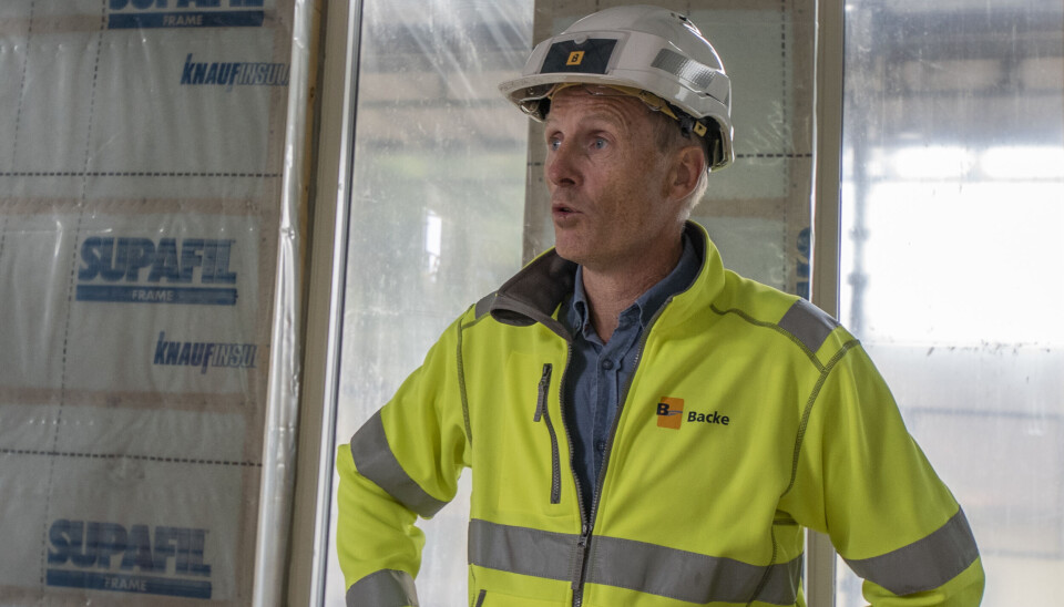 Administrerende direktør i Backe Eirik Gjelsvik. Arkivfoto